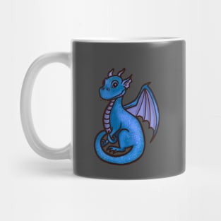 Dragon Illustration - Blue Mug